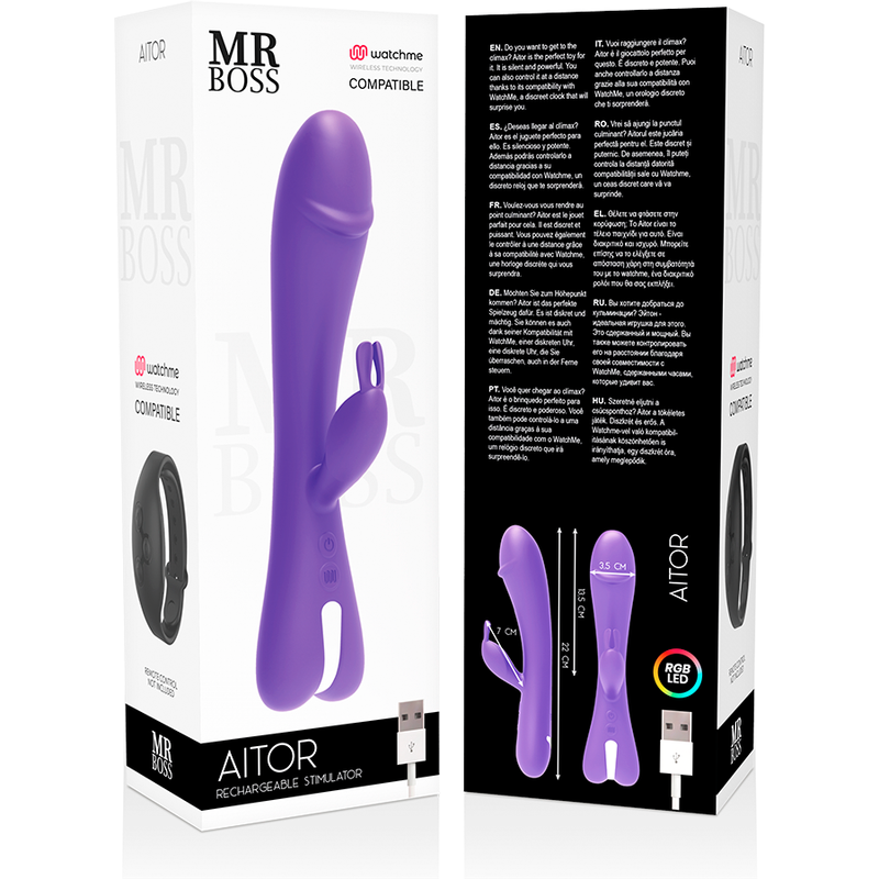 MR BOSS - AITOR RABBIT + TÉLÉCOMMANDE WATCHME