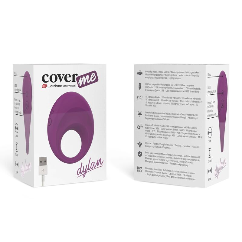 COVERME - DYLAN ANNEAU RECHARGEABLE + TÉLÉCOMMANDE WATCHME