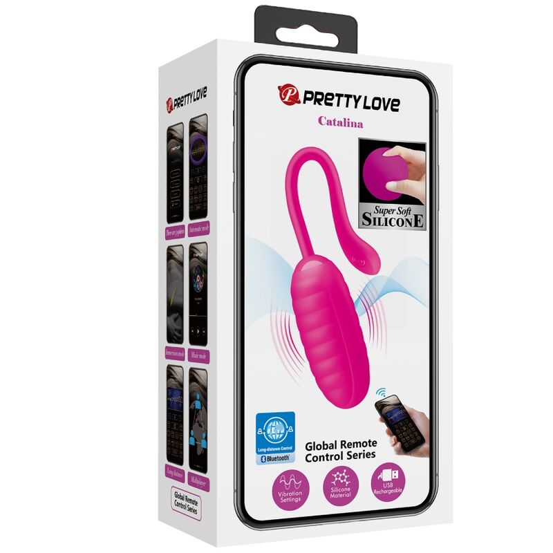 PRETTY LOVE - OEUF VIBRANT RECHARGEABLE CATALINA ROSE APP