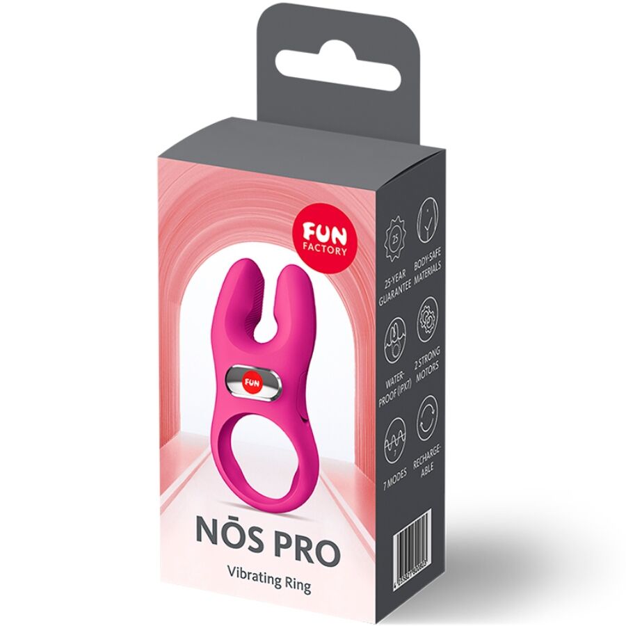FUN FACTORY - ANNEAU PÉNIS VIBRANT PRO NOS MAGENTA