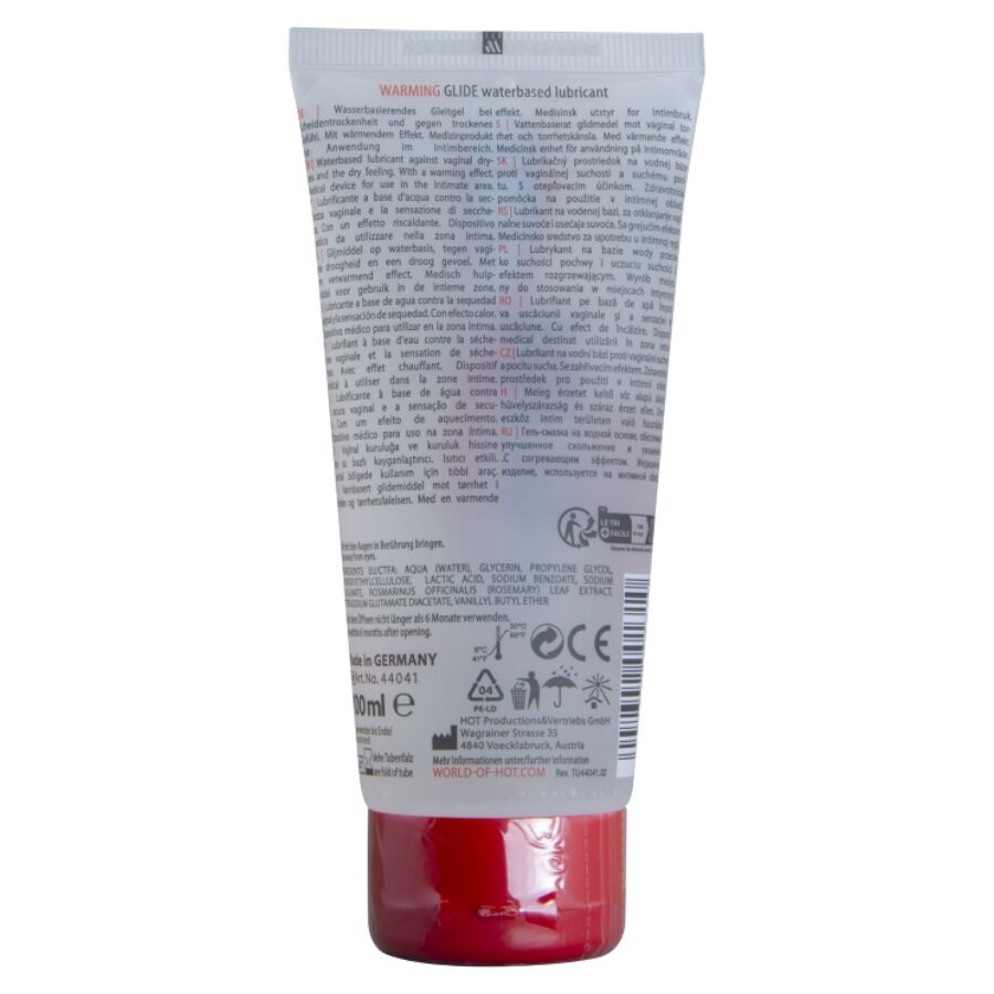 HOT - LUBRIFIANT LIQUIDE ET GLISSANT POUR UN PLAISIR INTENSE À BASE D'EAU 100 ML