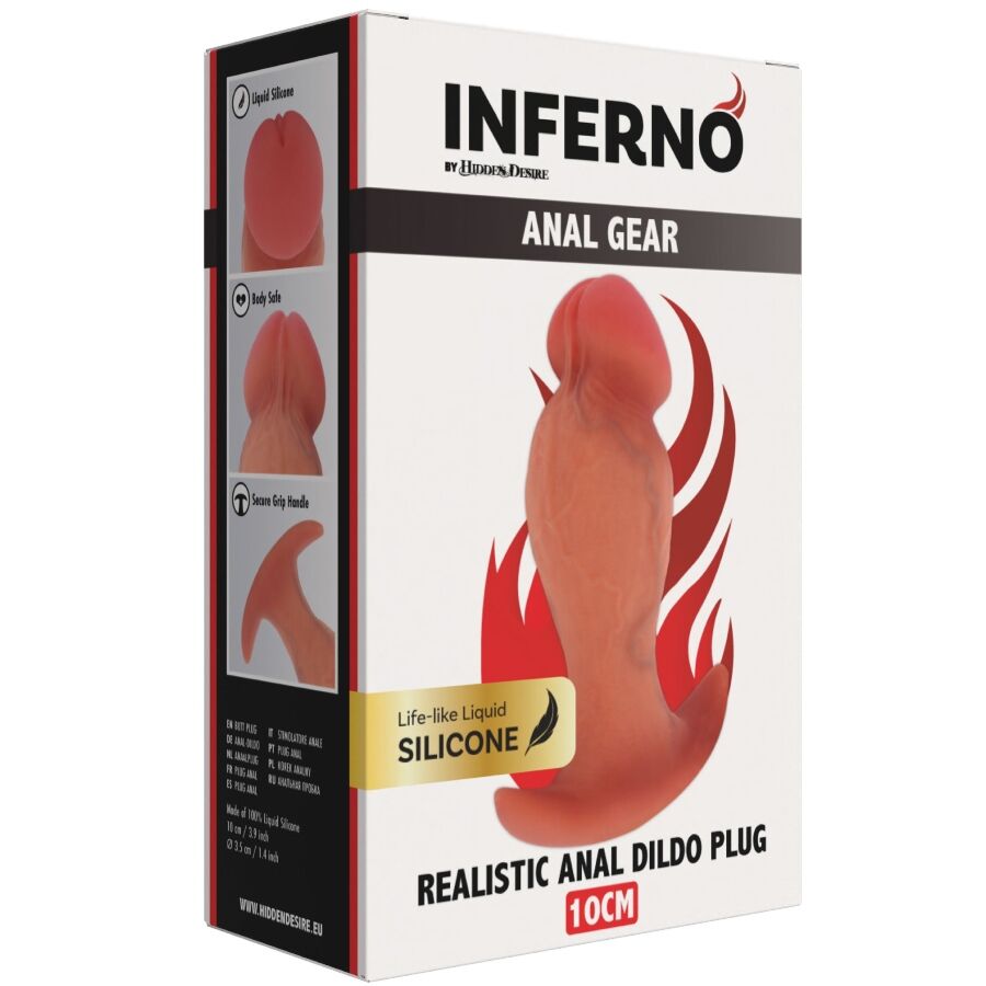 HIDDEN DESIRE - INFERNO PLUG ANAL RÉALISTE 10 CM