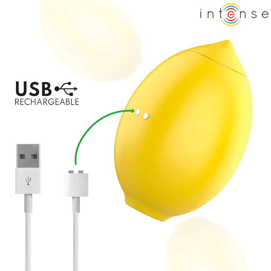 INTENSE - MONI STIMULATEUR DE SUCCION CLITORIELLE LEMON