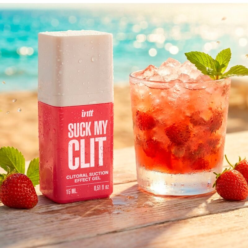 INTT - SUCK MY CLIT GEL EFFET SUCCION FRAISE SAUVAGE 15 ML