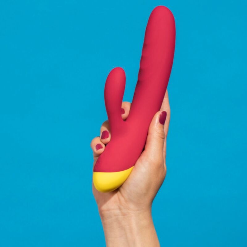 ROMP - JAZZ VIBRATEUR LAPIN RECHARGEABLE ROUGE