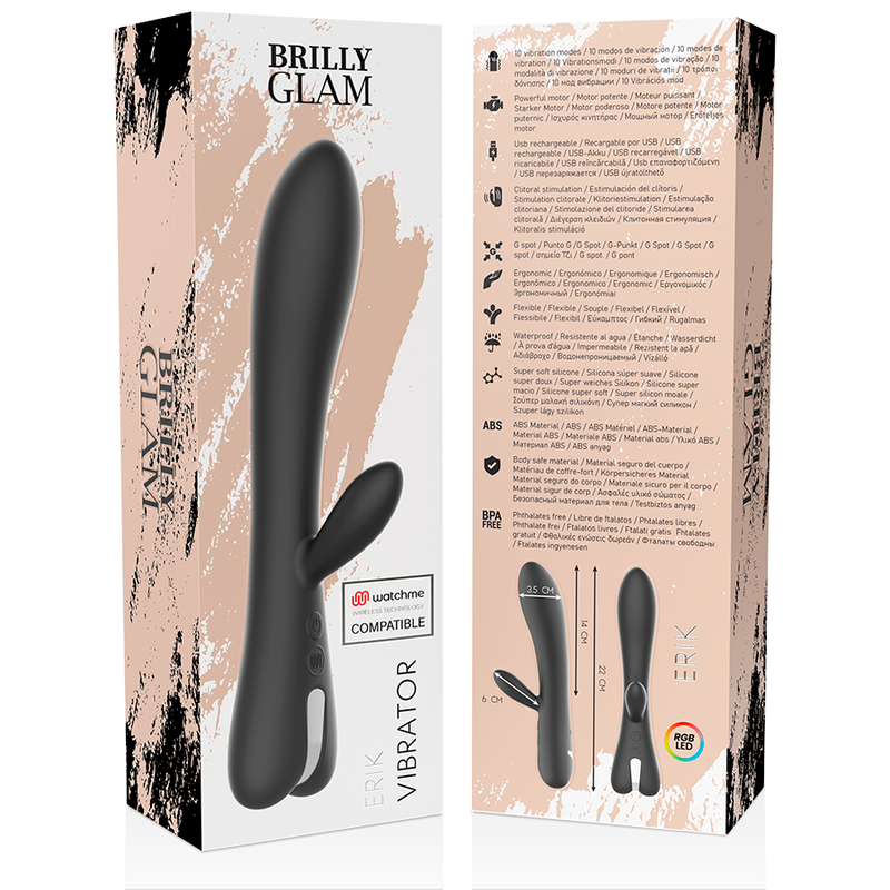 BRILLY GLAM - ERIK VIBROMASSEUR + TÉLÉCOMMANDE WATCHME