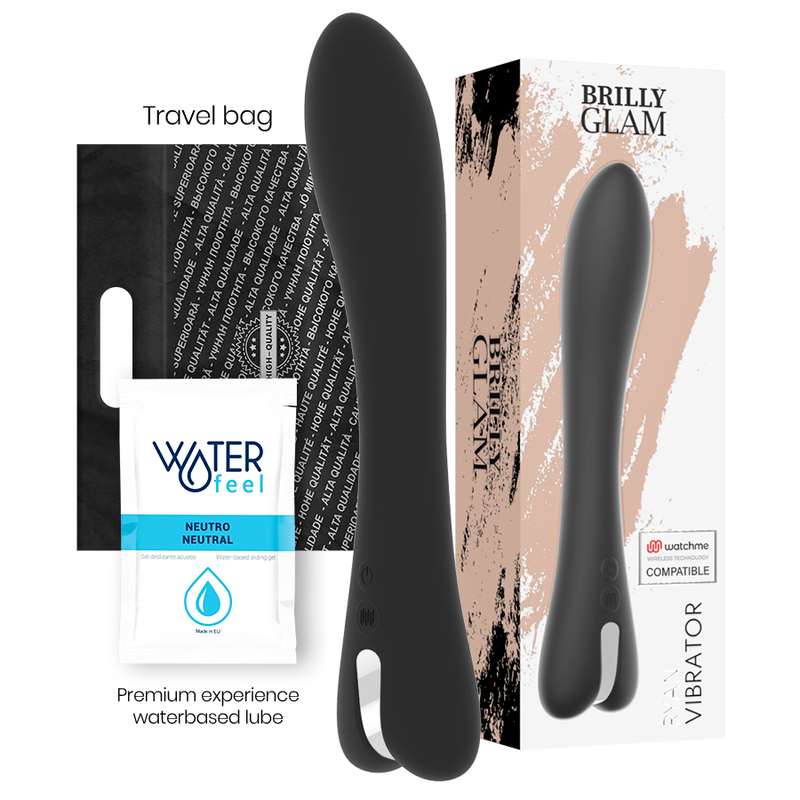 BRILLY GLAM - RYAN VIBROMASSEUR + TÉLÉCOMMANDE WATCHME