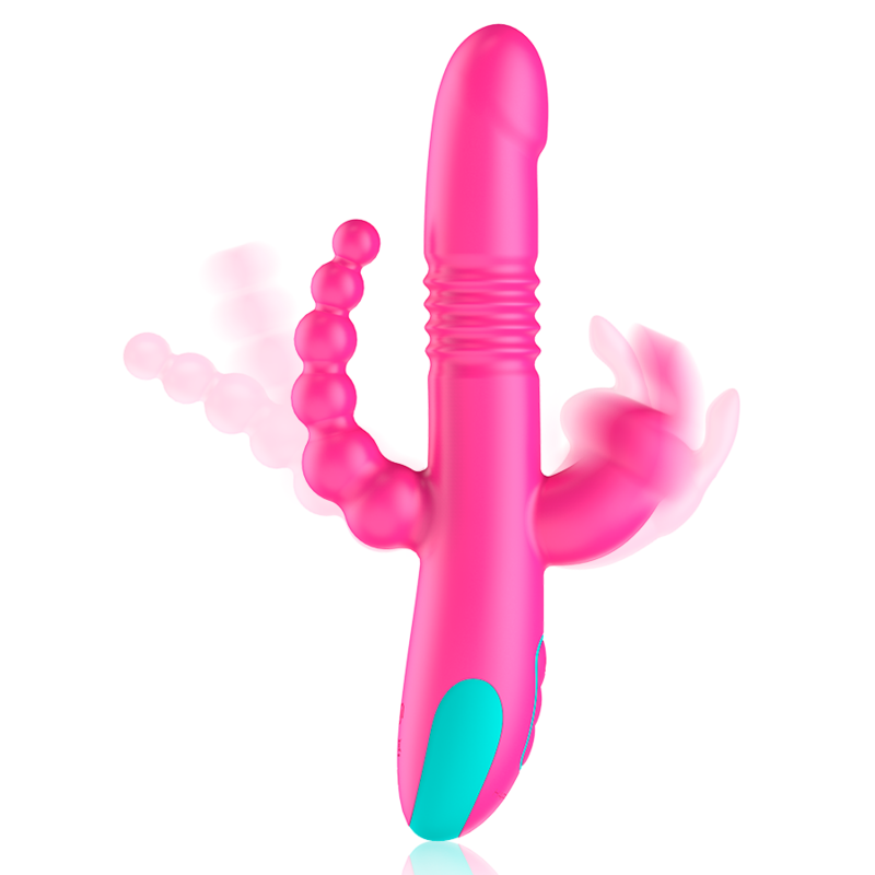 HAPPY LOKY - DONALD TRIPLE STIMULATION : ANALE, POINT G ET CLITORIS + TÉLÉCOMMANDE WATCHME