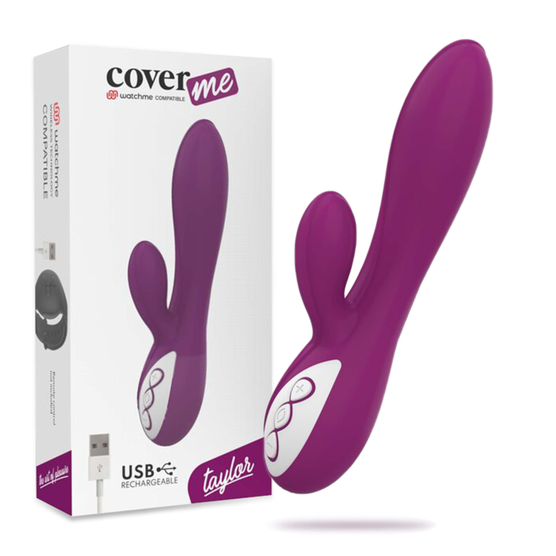 COVERME - TAYLOR VIBROMASSEUR + TÉLÉCOMMANDE WATCHME