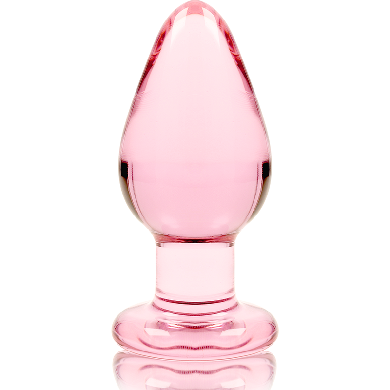 NEBULA SERIES BY IBIZA - PLUG ANAL MODÈLE 3 VERRE BOROSILICATE ROSE 11 CM -O- 5 CM