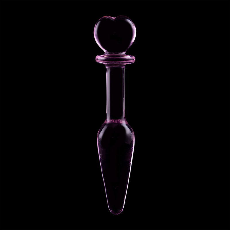 NEBULA SERIES BY IBIZA - PLUG ANAL MODÈLE 7 VERRE BOROSILICATE ROSE 13.5 CM -O- 3 CM