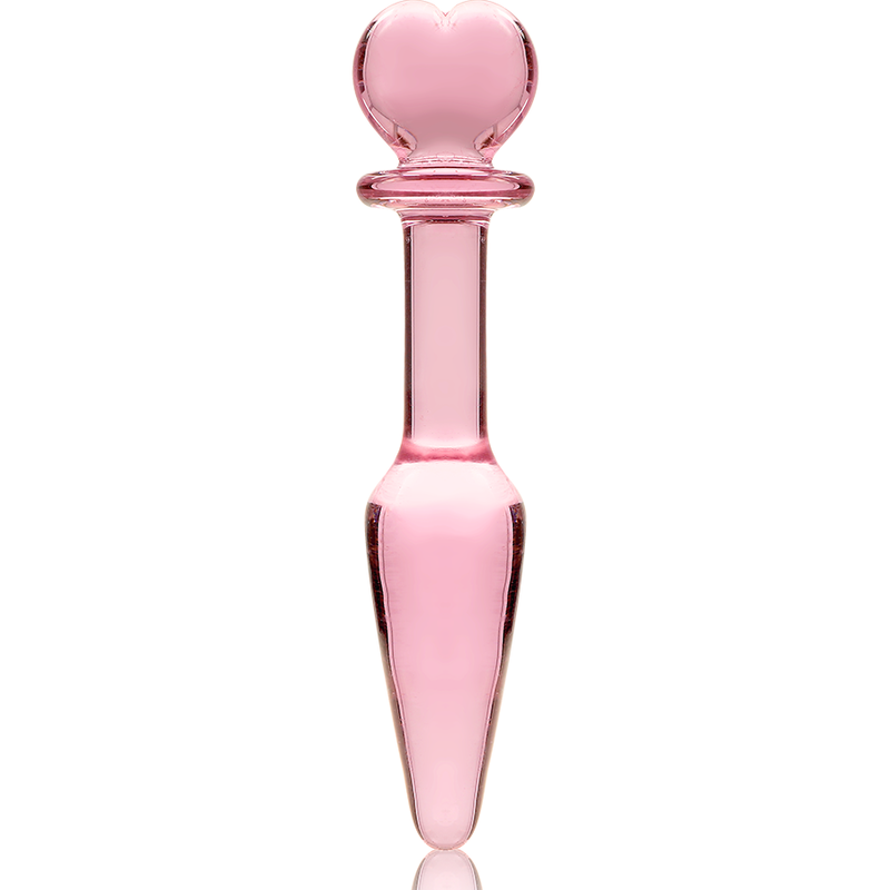 NEBULA SERIES BY IBIZA - PLUG ANAL MODÈLE 7 VERRE BOROSILICATE ROSE 13.5 CM -O- 3 CM