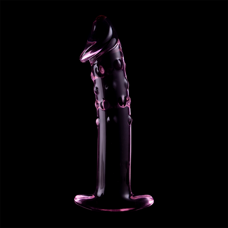 NEBULA SERIES BY IBIZA - MODÈLE 19 GODE EN VERRE BOROSILICATE ROSE 18.5 CM -O- 4 CM