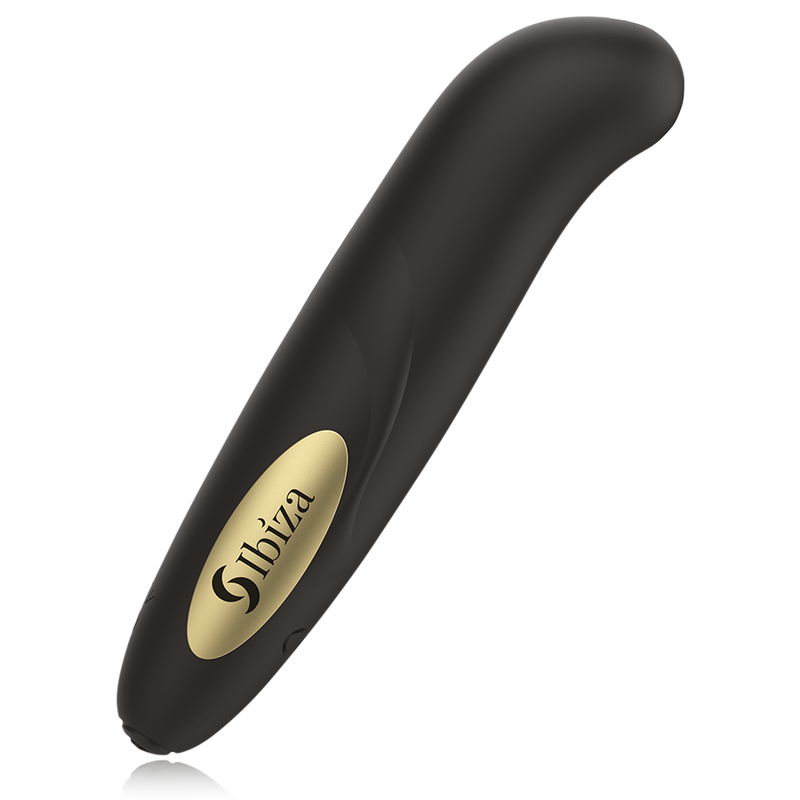 IBIZA - STIMULATEUR DE CLITORIS CHARGEUR USB 10 MODES DE VIBRATION DORÉ 13 X 2,9 CM