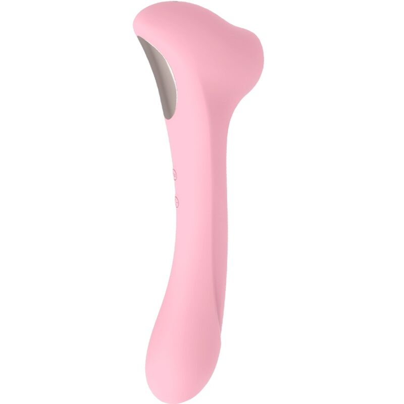 FEMINTIMATE - DAISY MASSAGER À ASPIRATION ET VIBRATEUR ROSE