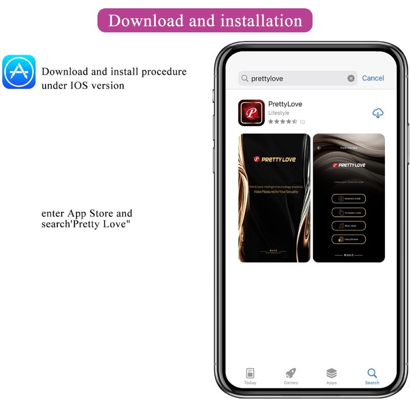 PRETTY LOVE - OEUF VIBRANT RECHARGEABLE CATALINA ROSE APP