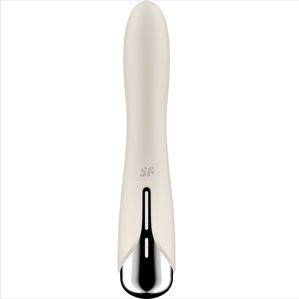 SATISFYER - VIBRATEUR ROTATEUR SPINNING VIBE 1 G-SPOT BEIGE