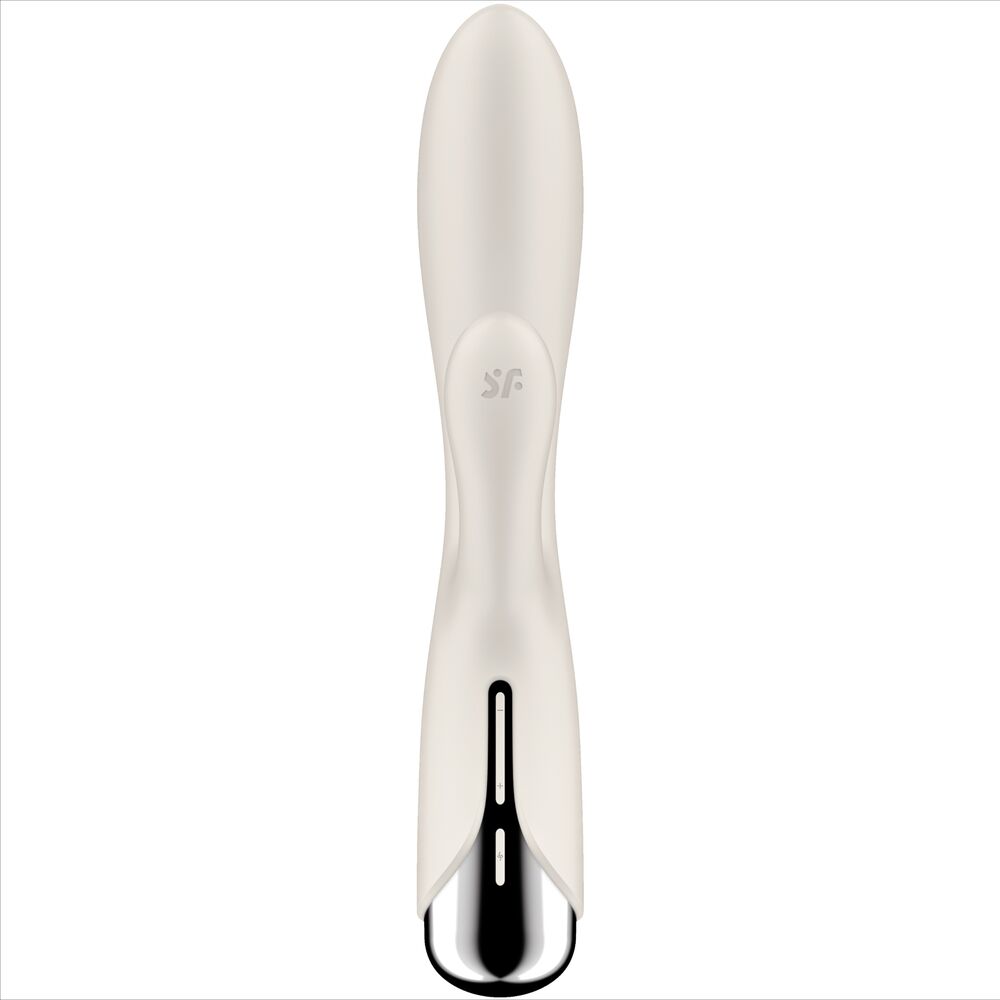 SATISFYER - SPINNING RABBIT 1 CLITORIS ET STIMULATION DU POINT G BEIGE