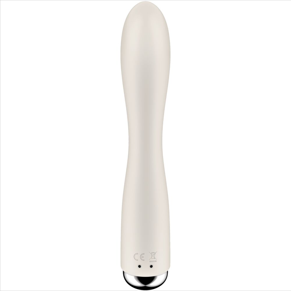 SATISFYER - SPINNING RABBIT 1 CLITORIS ET STIMULATION DU POINT G BEIGE