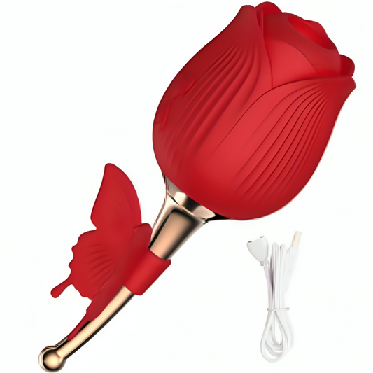 ARMONY - PAPILLON FLEUR SUCTION ROUGE