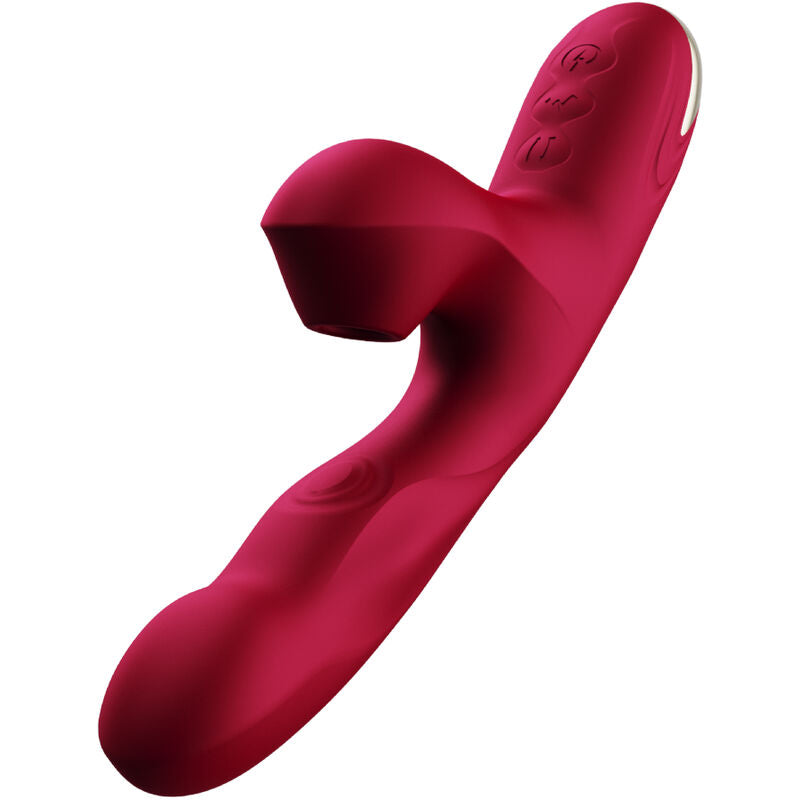 ARMONY - VIBRATEUR BUMP & VENTOUSE MODÈLE 2 BORDEAUX