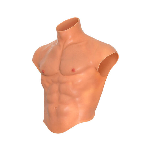 DÉSIR CACHÉ - T-SHIRT TORSE MASCULIN EN SILICONE ALTER EGO AVEC ESTHÉTIQUE DES ABS