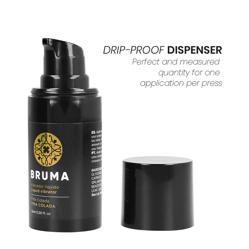 BRUMA - VIBRATEUR LIQUIDE ULTRA GLISSANT PINA COLADA 15 ML