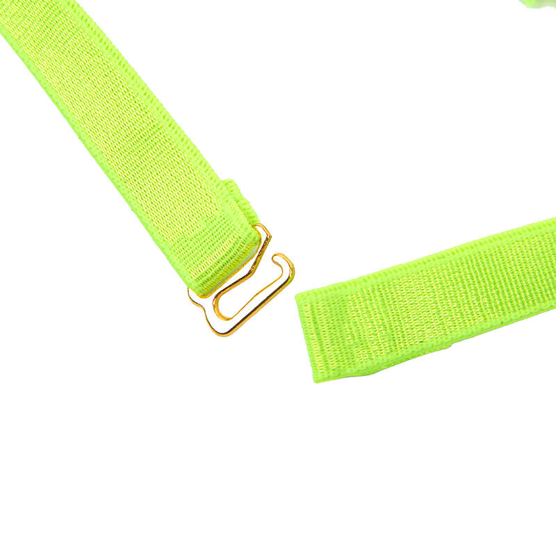 SUBBLIME - 955281 ENSEMBLE SOUTIEN-GORGE AVEC COLLIER ET DÉTAILS DE JAMBES VERT FLUORESCENT L/XL