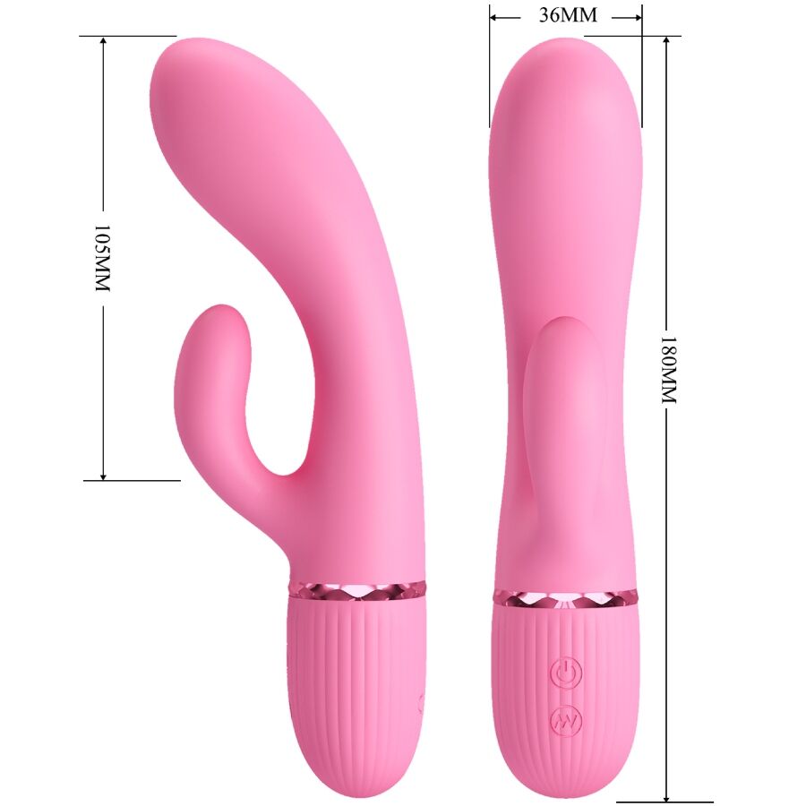 PRETTY LOVE - VIBRATEUR MARSKI RABBIT & POINT G ROSE