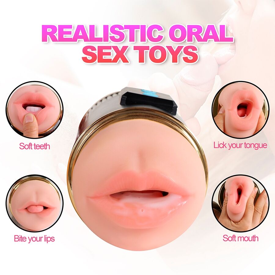 SHEQU - KAY DOUBLE MASTURBATEUR AVEC DOUBLE VIBRATION DE LA BOUCHE ET DU VAGIN
