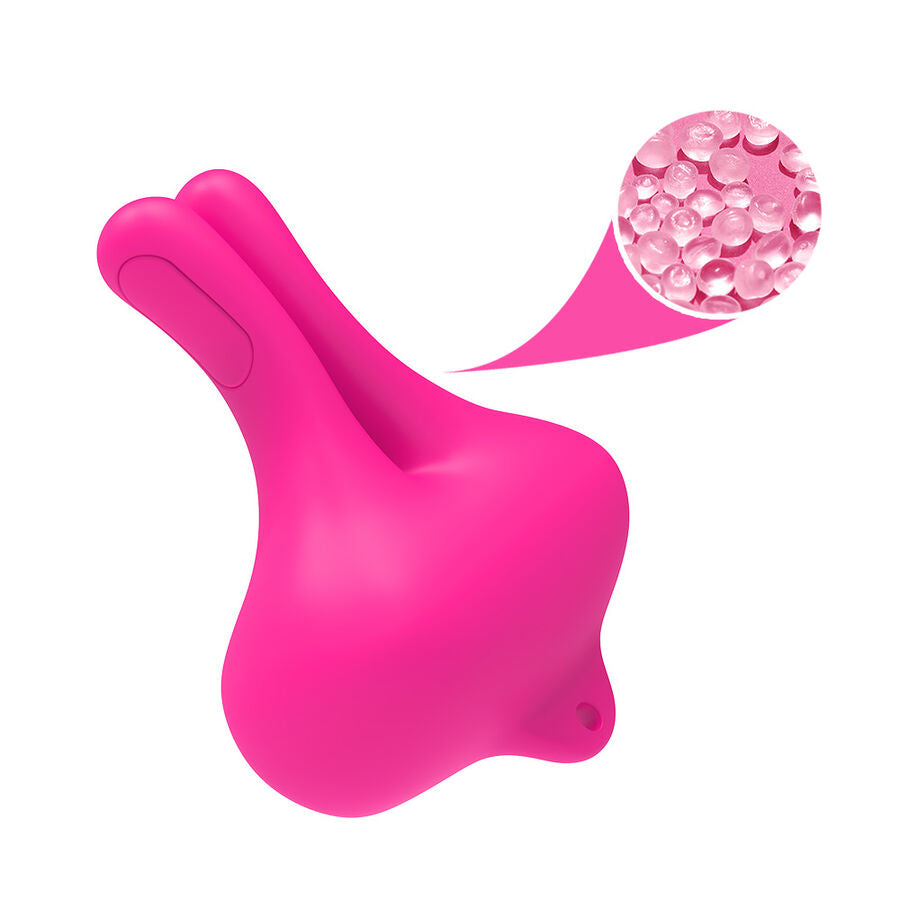 ARMONY - PINCES À TÉTONS MAGNÉTIQUES VIBRATOIRES EN FORME DE LAPIN ROSE