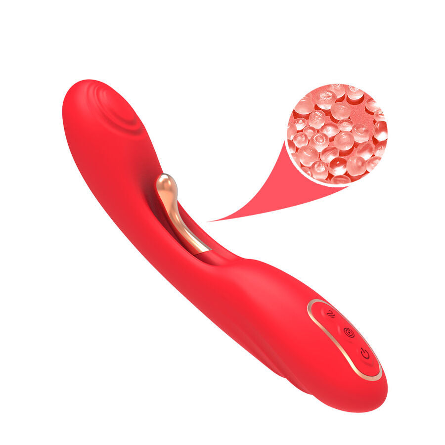 ARMONY - VIBRATEUR À LANGUE OSCILLANTE ROUGE