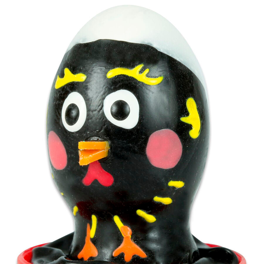 CONDOMERIE - PRÉSERVATIFS FANTAISIE PEINTS À LA MAIN POULET NOIR
