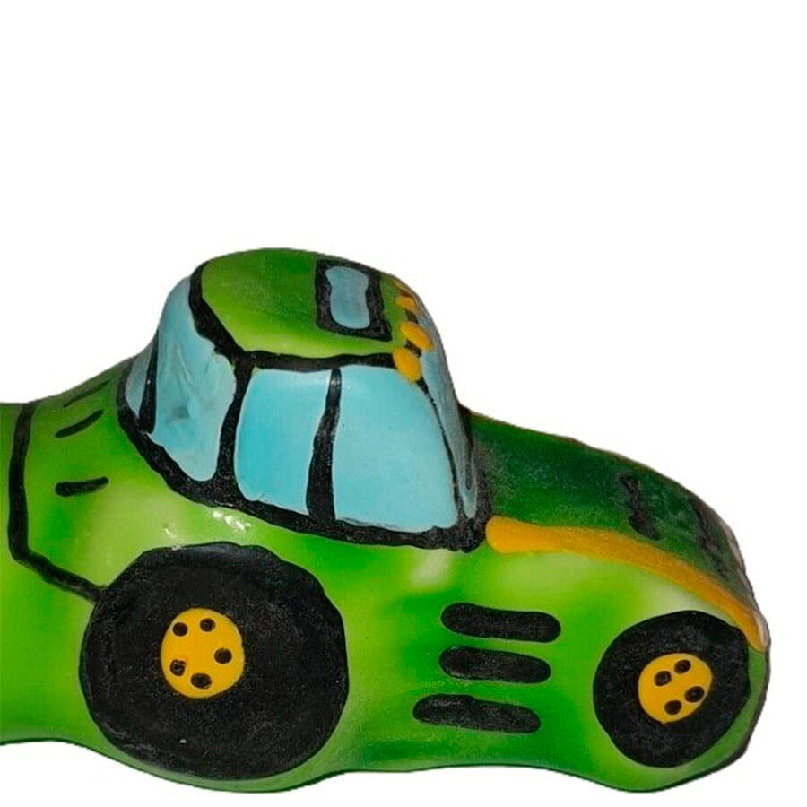 CONDOMERIE - PRÉSERVATIFS FANTAISIE PEINTS À LA MAIN VERT TRACTEUR XL