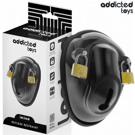 ADDICTED TOYS LOCKED - À PÉNIS VERROUILLÉE SANS CLÉ 11,5 CM