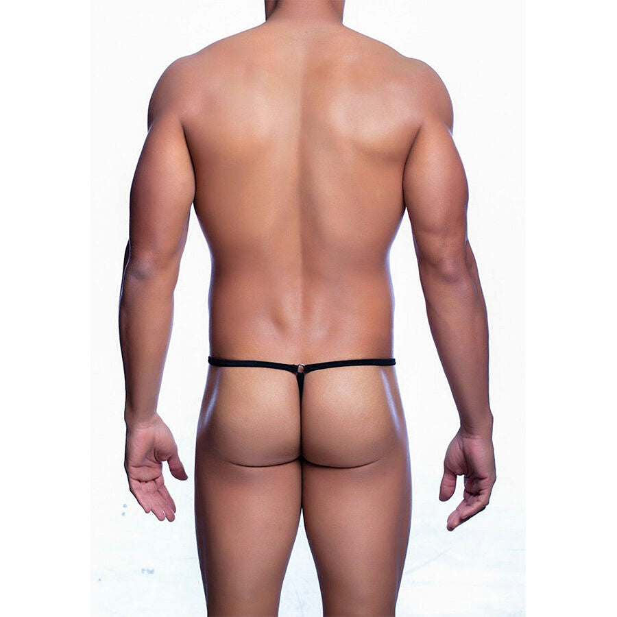 MOB - STRING NOIR EN FORME DE LARME TAILLE L/XL