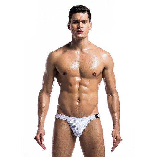 MOB - MAILLOT DE BAIN FÉTICHE BLANC JOCKSTRAP TAILLE XL