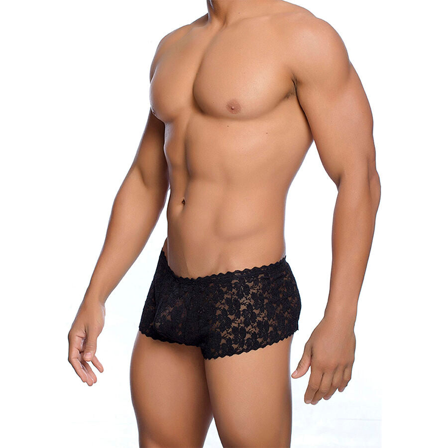 MOB - BOXER EN DENTELLE NOIRE TAILLE S/M