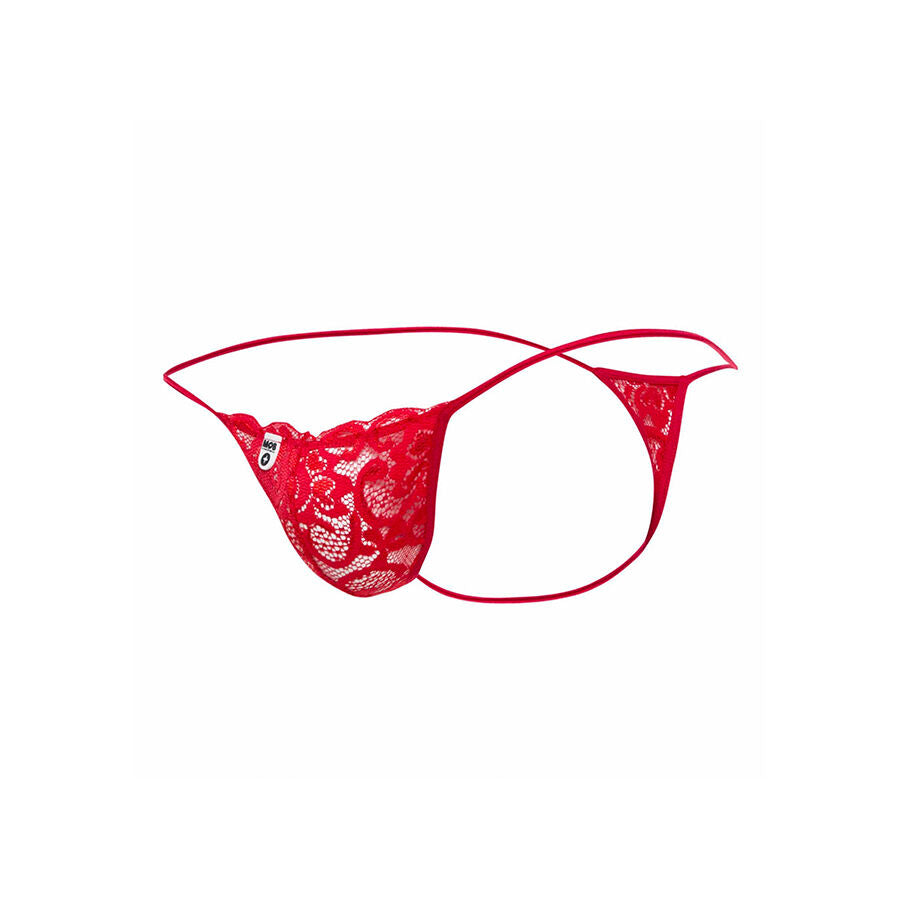 MOB - STRING EN DENTELLE ROUGE TAILLE L/XL