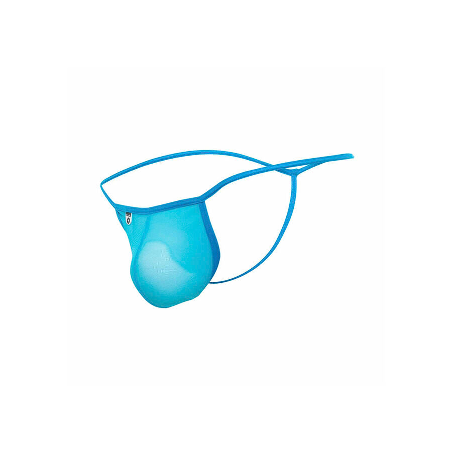 MOB - STRING TRANSPARENT EN FORME DE T AQUA TAILLE S/M