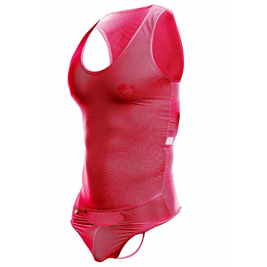 MOB - BODY TRANSPARENT ROUGE TAILLE S/M