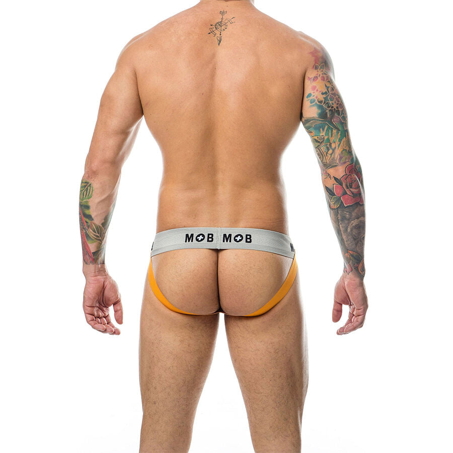 MOB - JOCK CLASSIQUE À RAYURES ORANGE TAILLE XXL