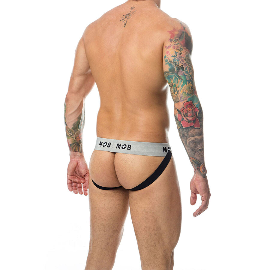 MOB - JOCK BLANC À RAYURES CLASSIQUES TAILLE S