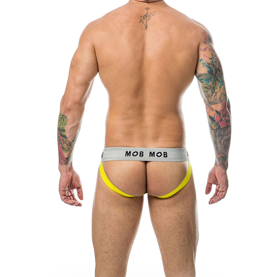 MOB - JOCK CLASSIQUE À RAYURES JAUNE TAILLE L