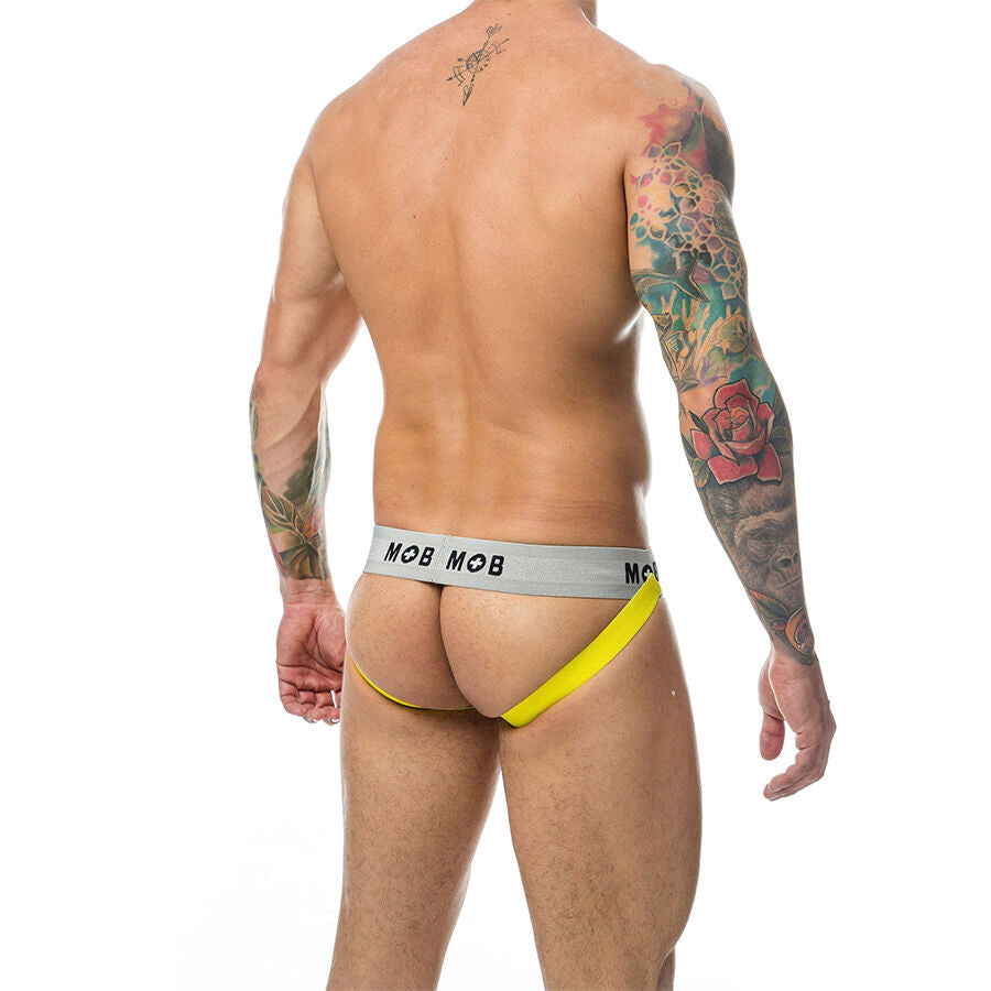 MOB - JOCK CLASSIQUE À RAYURES JAUNE TAILLE L
