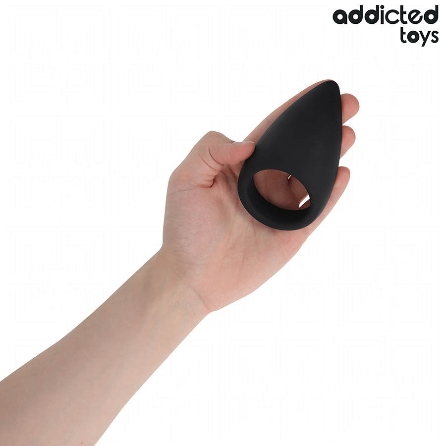 ADDICTED TOYS - ANNEAU PÉNIS EN FORME DE LARME