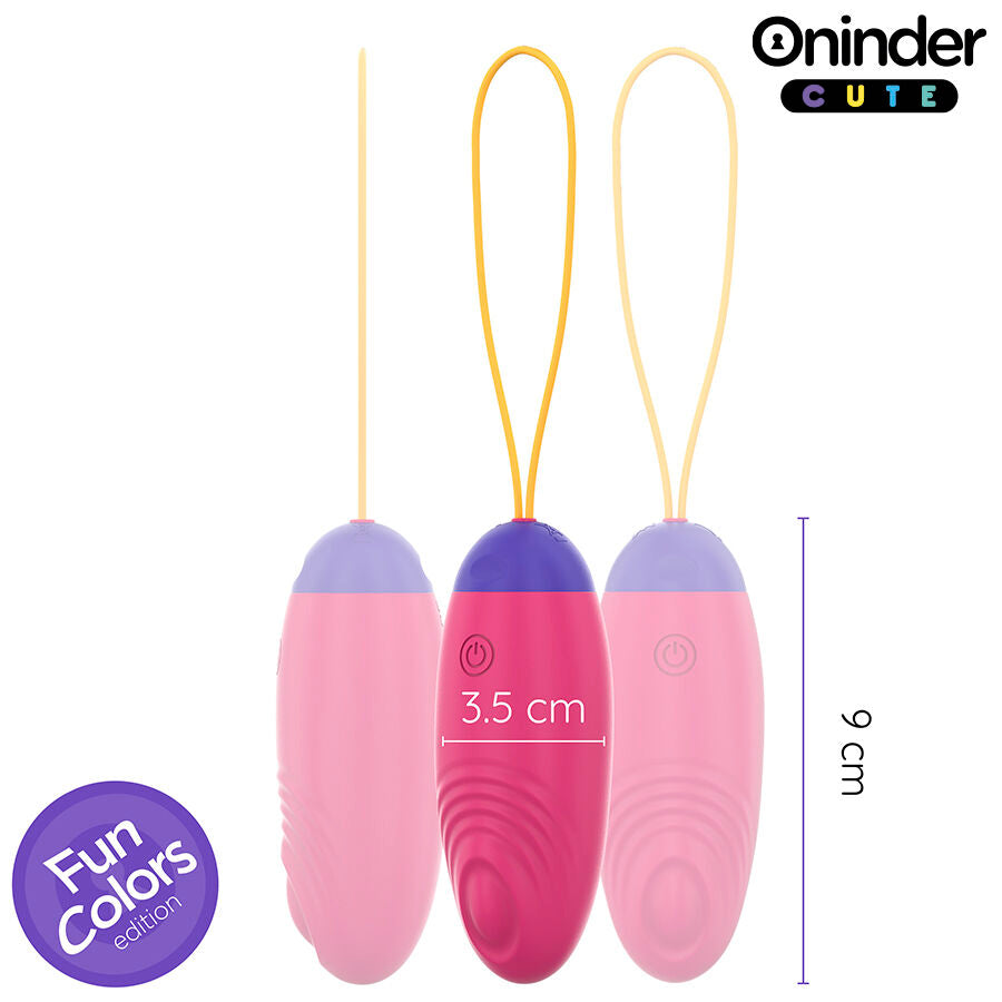 ONINDER CUTE - ŒUF EN SILICONE À VIBRATIONS ET TAPOTEMENTS - APPLICATION MONDIALE GRATUITE
