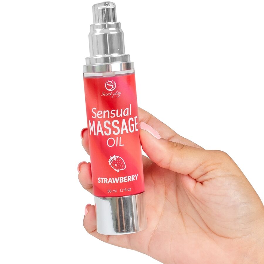 SECRETPLAY - HUILE DE MASSAGE À LA FRAISE