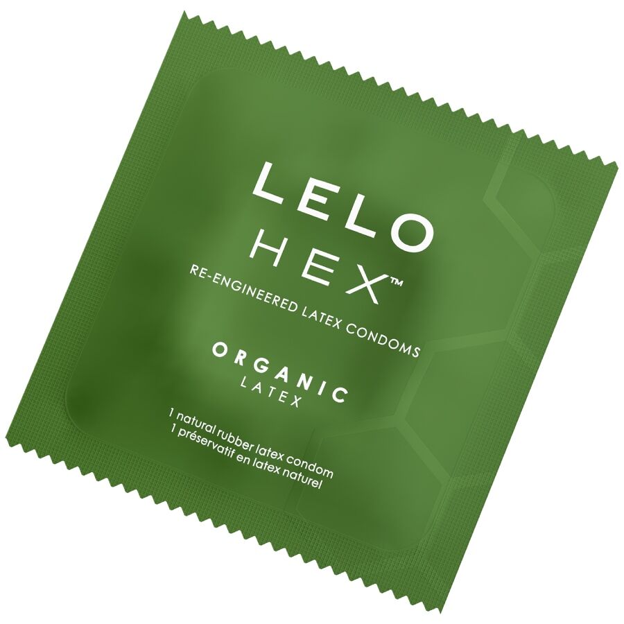 LELO - HEX BOÎTE DE PRÉSERVATIFS BIOLOGIQUES 12 UNITÉS