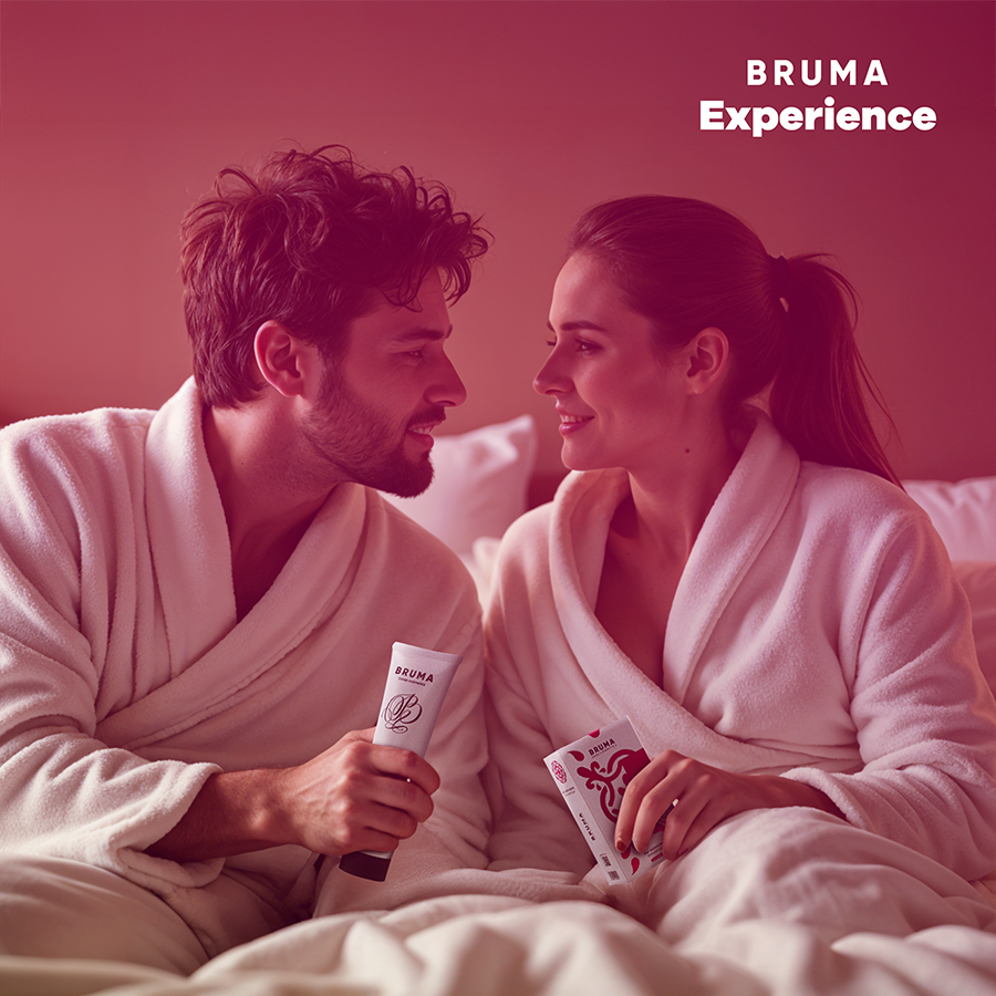 BRUMA XPERIENCE - KIT TENTATION DE GOMME SUCRÉ AVEC AMPLIFICATEUR D'ORGASME